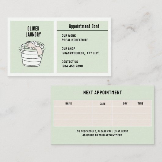 Visitekaartje (Voorkant / Achterkant)