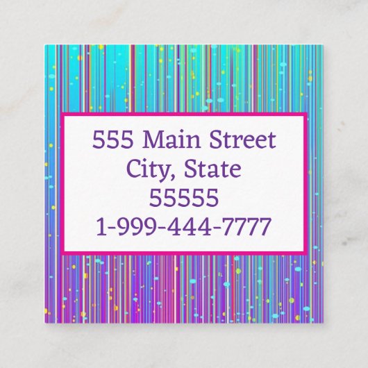 Visitekaartje (Achterkant)