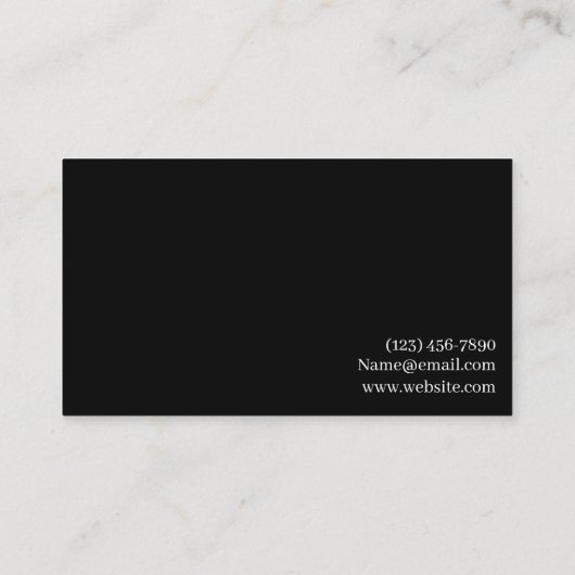 Visitekaartje (Achterkant)