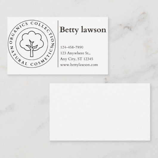 Visitekaartje (Voorkant / Achterkant)