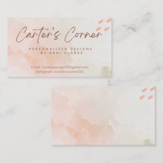 Visitekaartje (Voorkant / Achterkant)