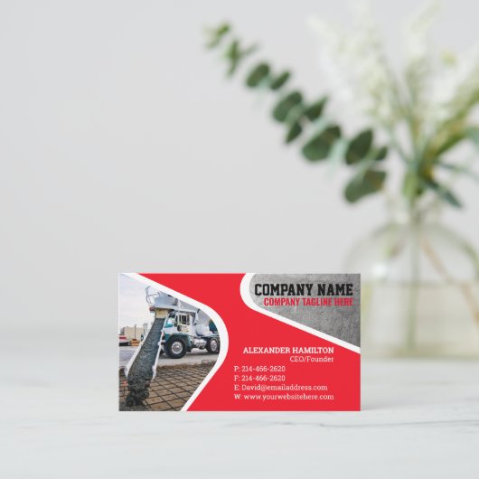 Visitekaartje (Staand voorkant)