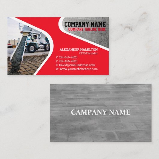 Visitekaartje (Voorkant / Achterkant)