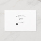 Visitekaartje (Achterkant)