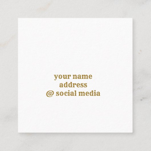 Visitekaartje (Achterkant)