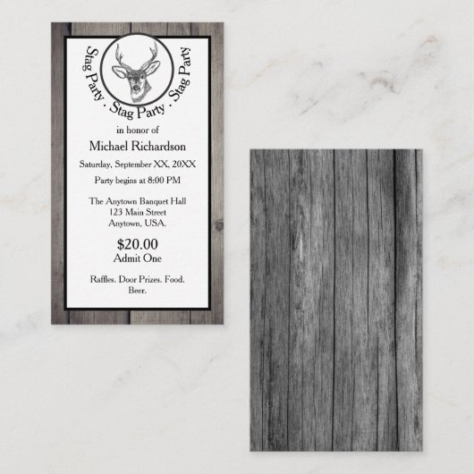 Visitekaartje (Voorkant / Achterkant)