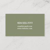 Visitekaartje (Achterkant)