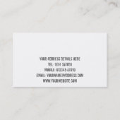 Visitekaartje (Achterkant)