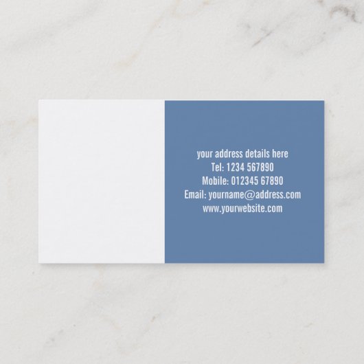 Visitekaartje (Achterkant)