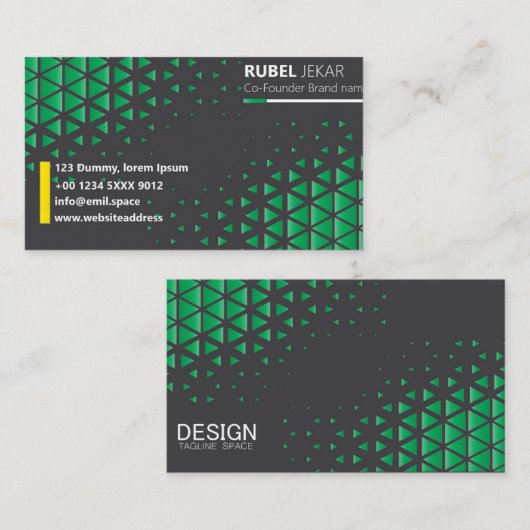 visitekaartje (Voorkant / Achterkant)