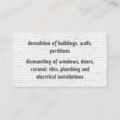 Visitekaartje (Achterkant)