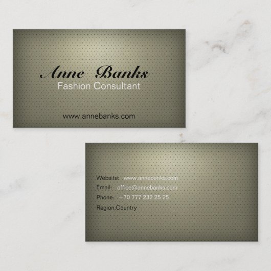 Visitekaartje (Voorkant / Achterkant)