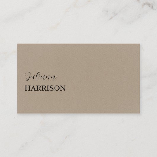 Visitekaartje (Voorkant)