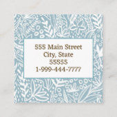 Visitekaartje (Achterkant)