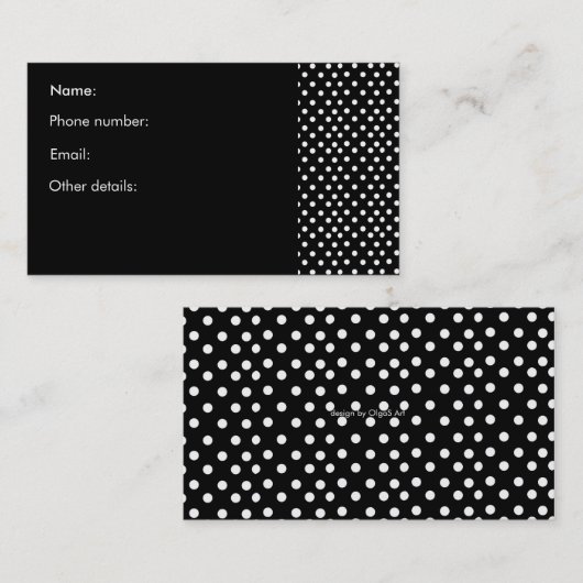 Visitekaartje (Voorkant / Achterkant)