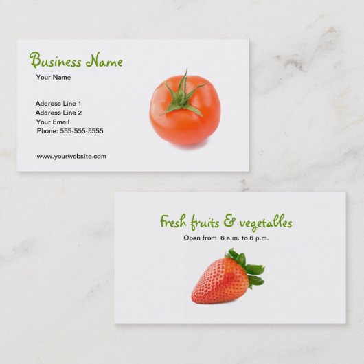 Visitekaartje (Voorkant / Achterkant)