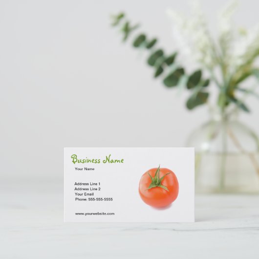 Visitekaartje (Staand voorkant)