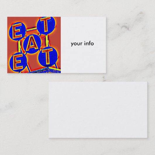 visitekaartje (Voorkant / Achterkant)