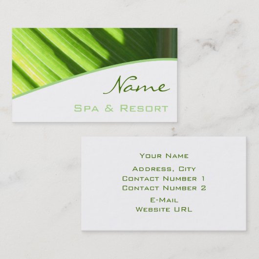 Visitekaartje (Voorkant / Achterkant)