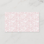 Visitekaartje (Achterkant)