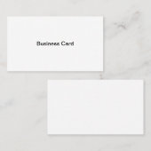 Visitekaartje (Voorkant / Achterkant)