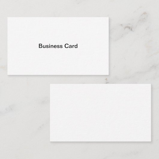 Visitekaartje (Voorkant / Achterkant)