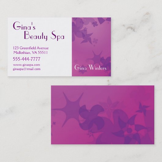  Visitekaartje (Voorkant / Achterkant)