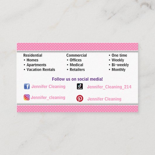 Visitekaartje (Achterkant)