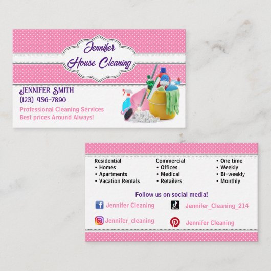 Visitekaartje (Voorkant / Achterkant)