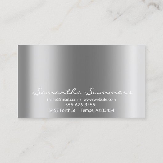 Visitekaartje (Achterkant)