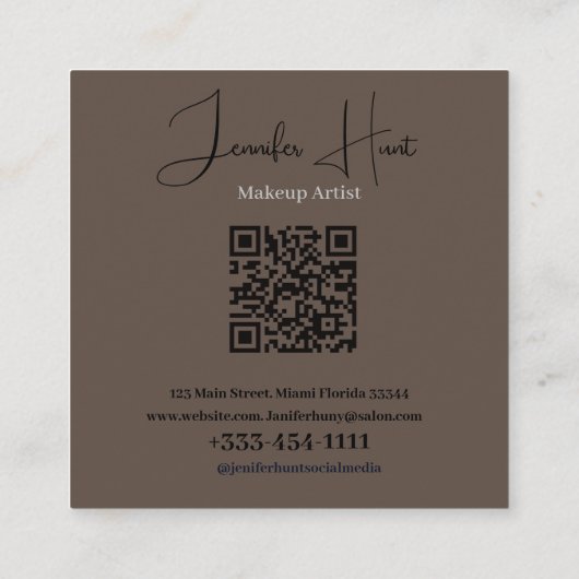 Visitekaartje (Achterkant)