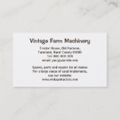  visitekaartje (Achterkant)