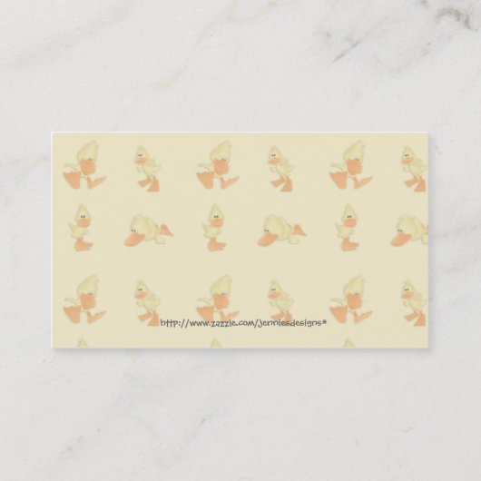 Visitekaartje (Achterkant)