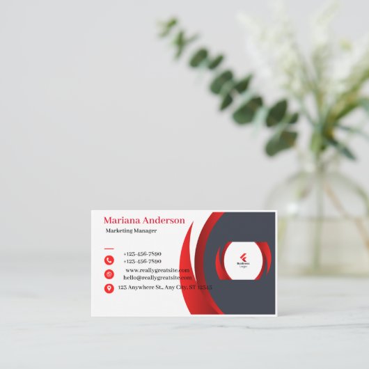 Visitekaartje (Staand voorkant)