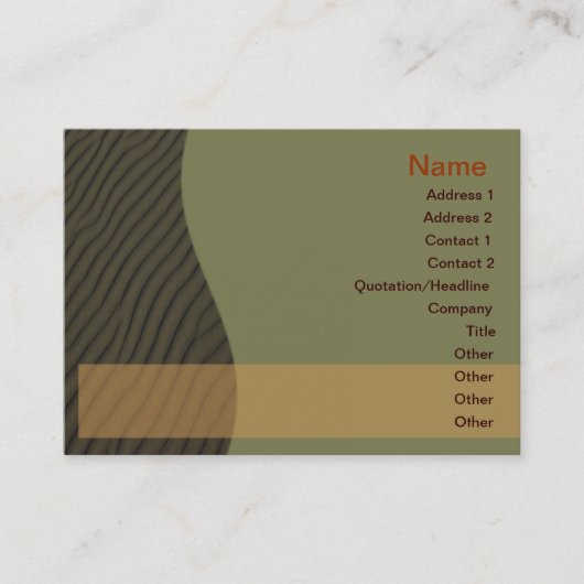 Visitekaartje (Voorkant)