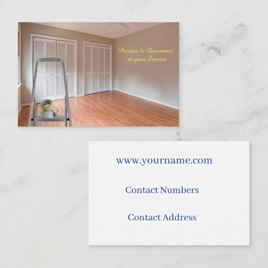 Visitekaartje (Voorkant / Achterkant)