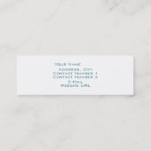 Visitekaartje (Achterkant)