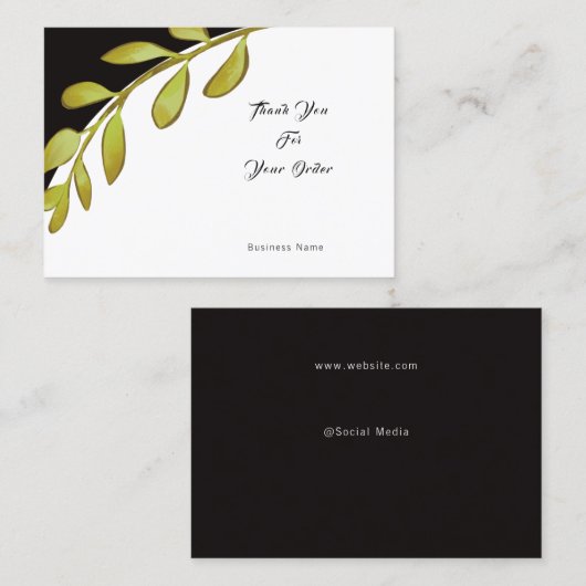 Visitekaartje (Voorkant / Achterkant)