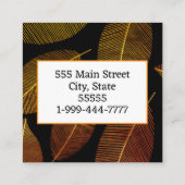 Visitekaartje (Achterkant)