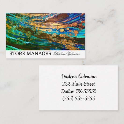 Visitekaartje (Voorkant / Achterkant)