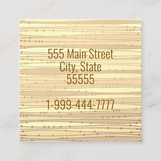 Visitekaartje (Achterkant)