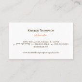  Visitekaartje (Achterkant)