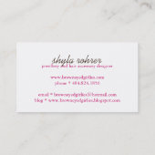 Visitekaartje (Achterkant)