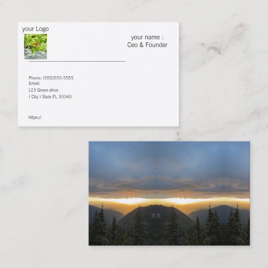 Visitekaartje (Voorkant / Achterkant)