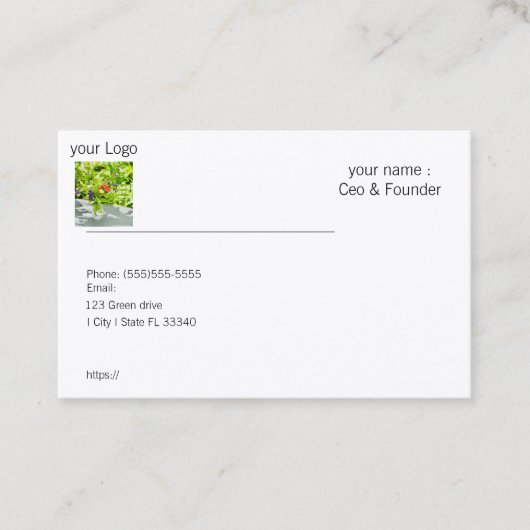 Visitekaartje (Voorkant)