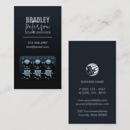 Visitekaartje (Voorkant / Achterkant)