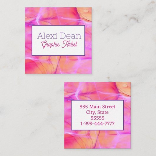 Visitekaartje (Voorkant / Achterkant)