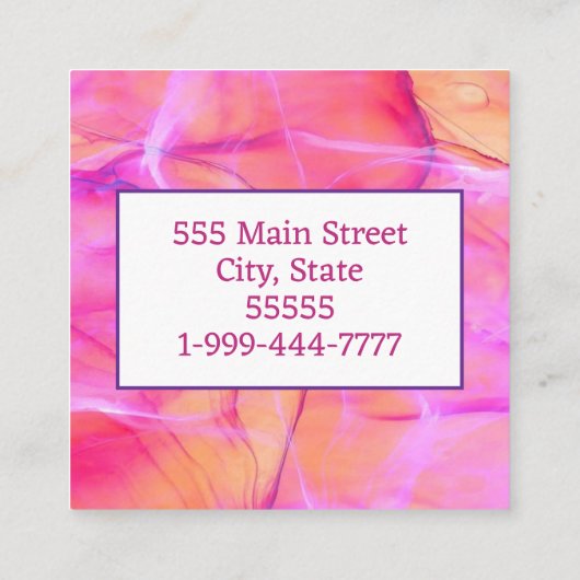 Visitekaartje (Achterkant)