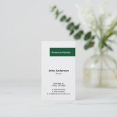 Visitekaartje (Staand voorkant)