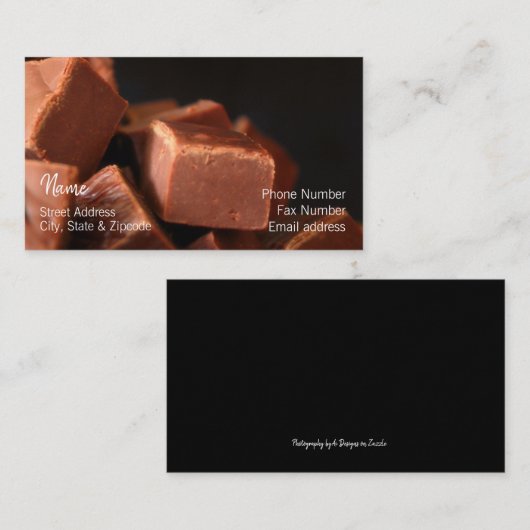 Visitekaartje (Voorkant / Achterkant)